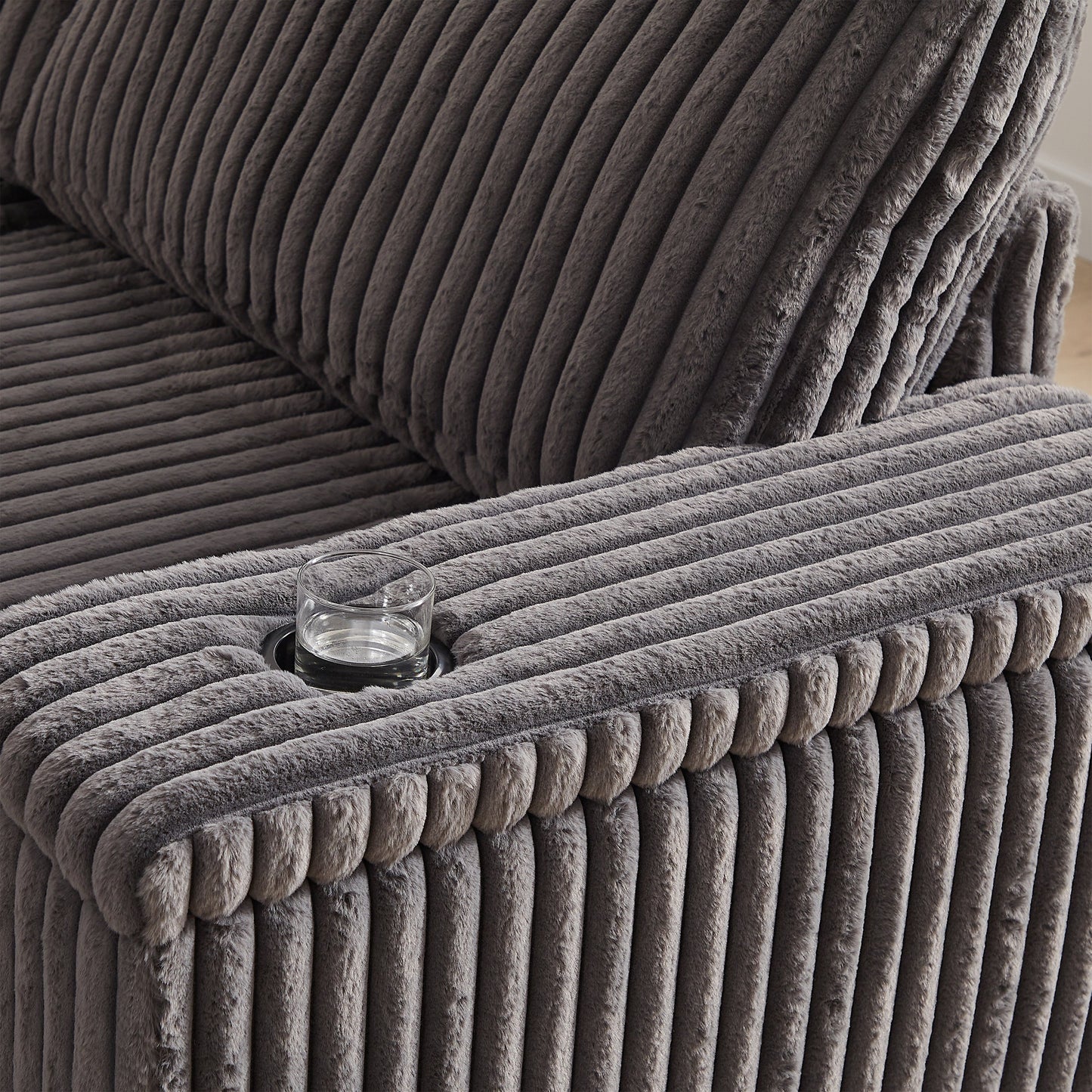 Delara Nest Oversized Corduroy Sectional