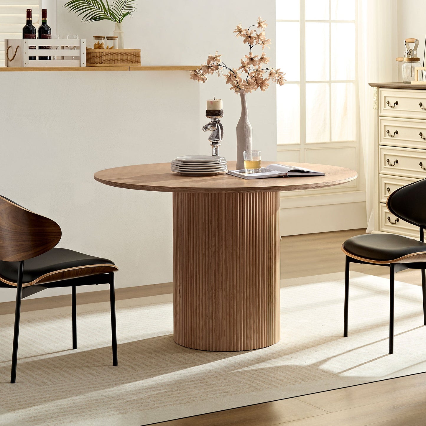 Orion Oak Round Table