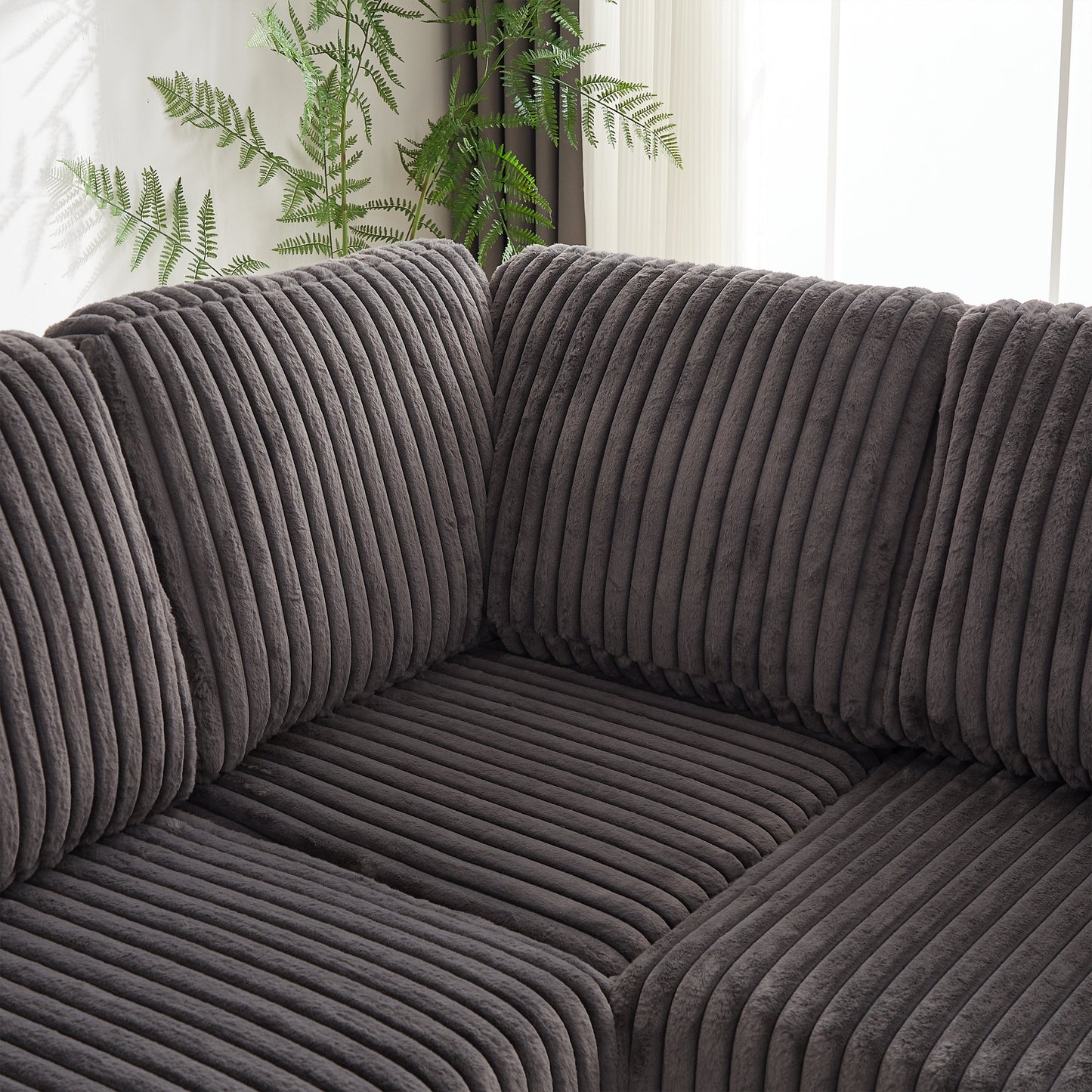 Delara Nest Oversized Corduroy Sectional