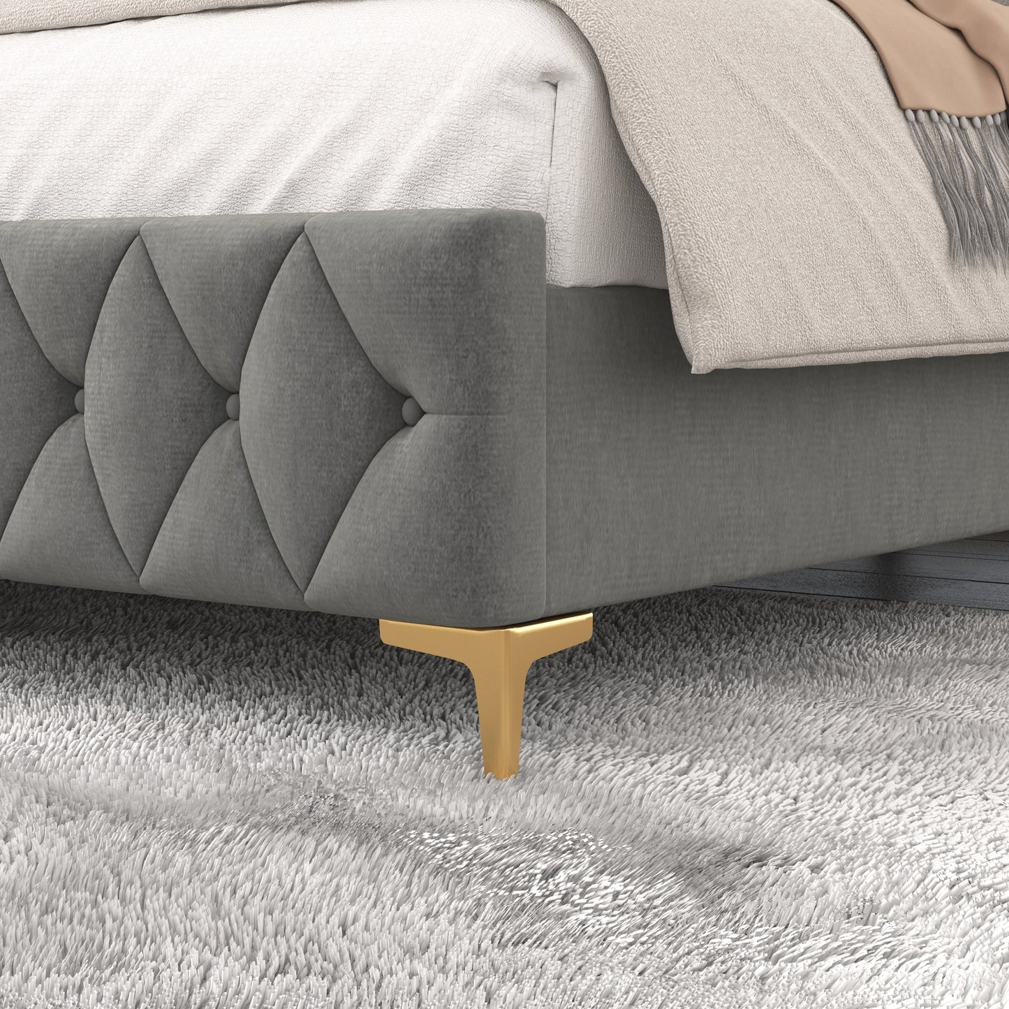 Queen Valente Platform Storage Bed