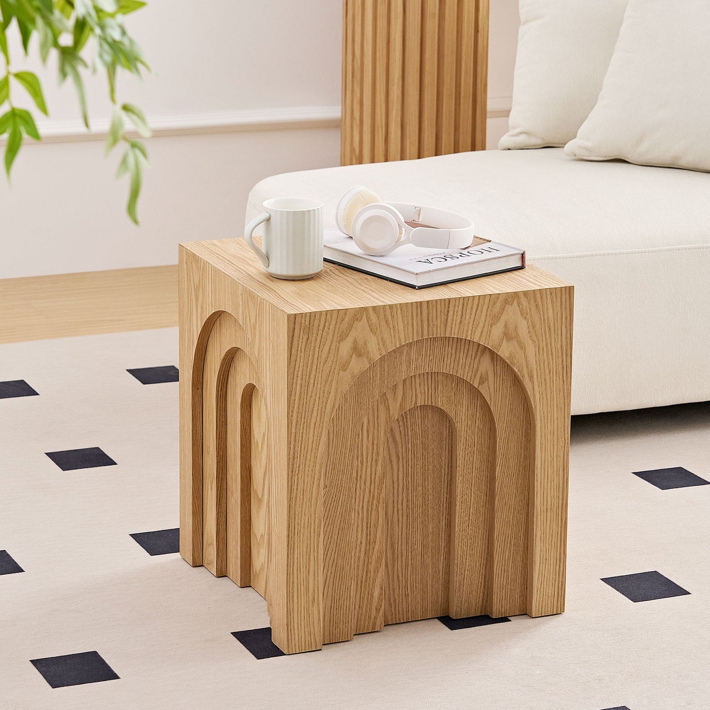 Nove Rainbow Square Side Table