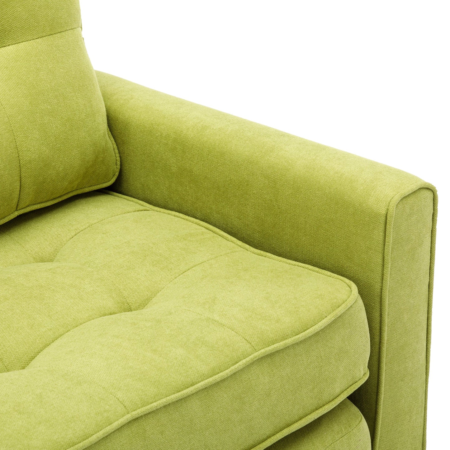 LuminaPull Green Loveseat Sofa