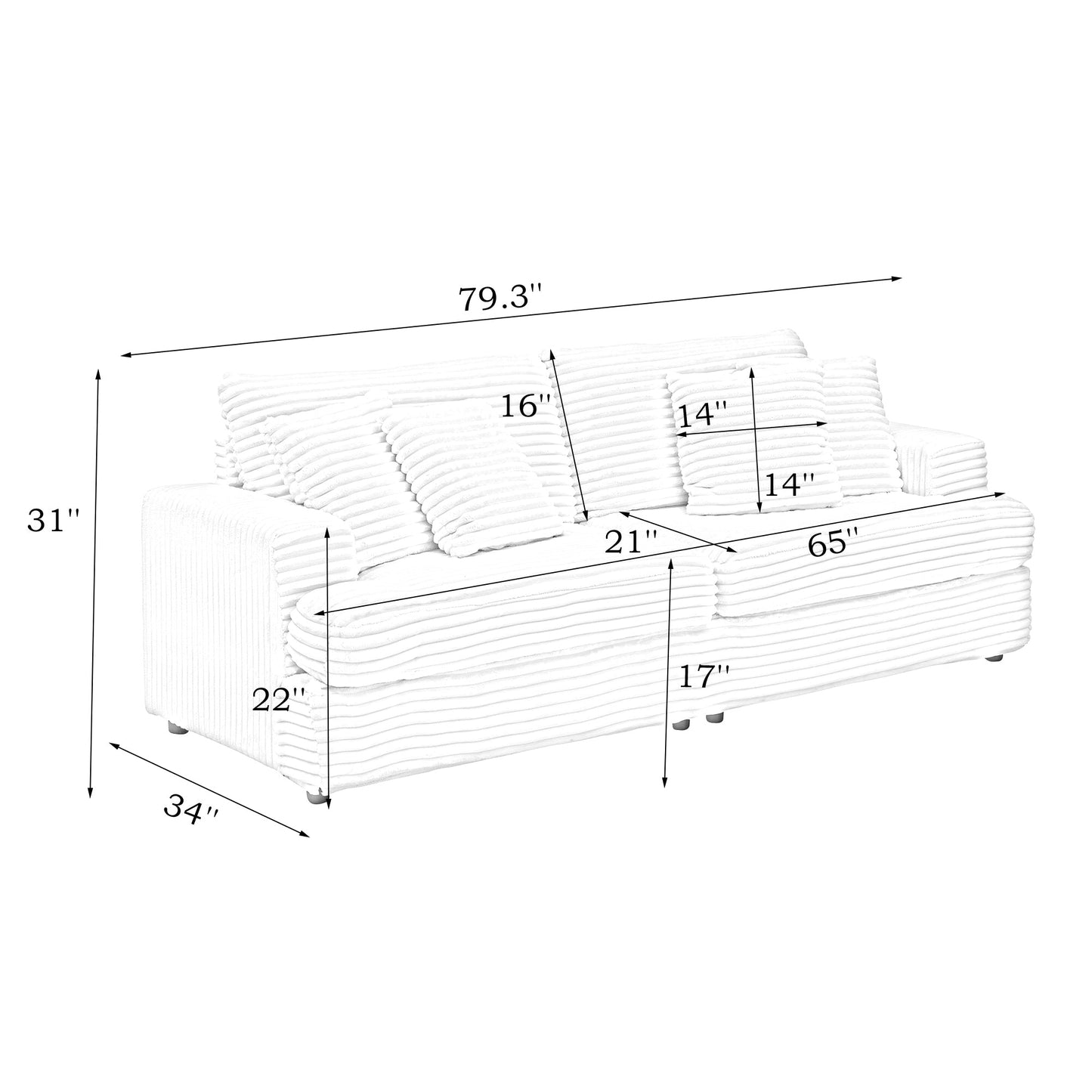 Delara Nest 3-Seater Couch