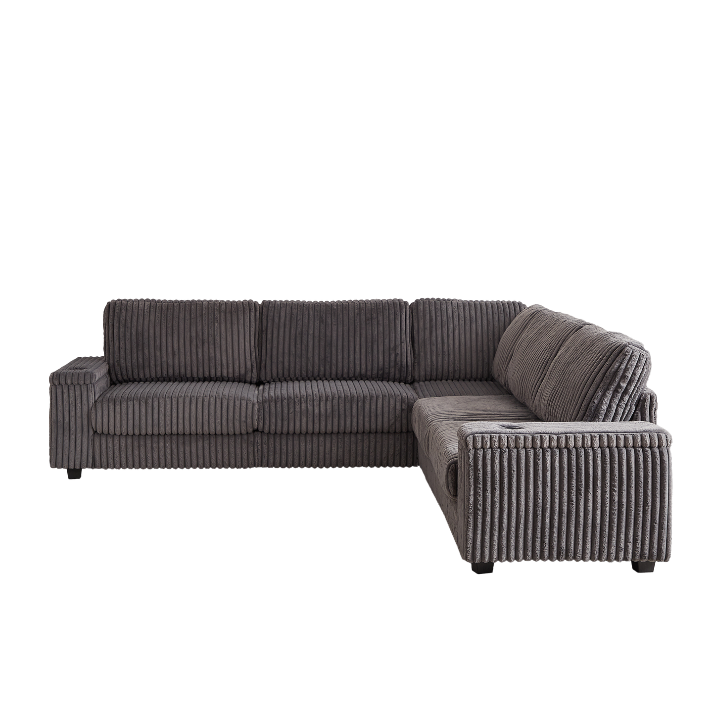 Delara Nest Oversized Corduroy Sectional