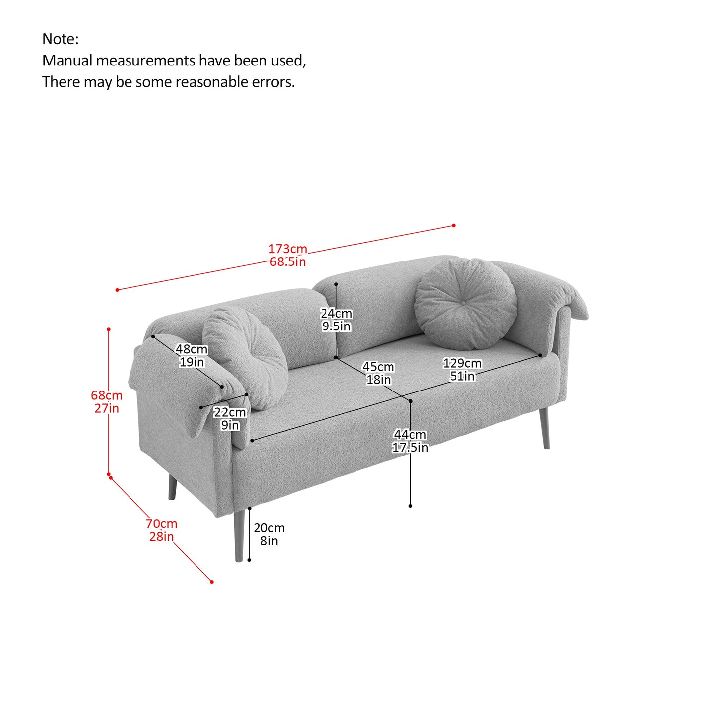 CasaFina Lamb Wool Seat