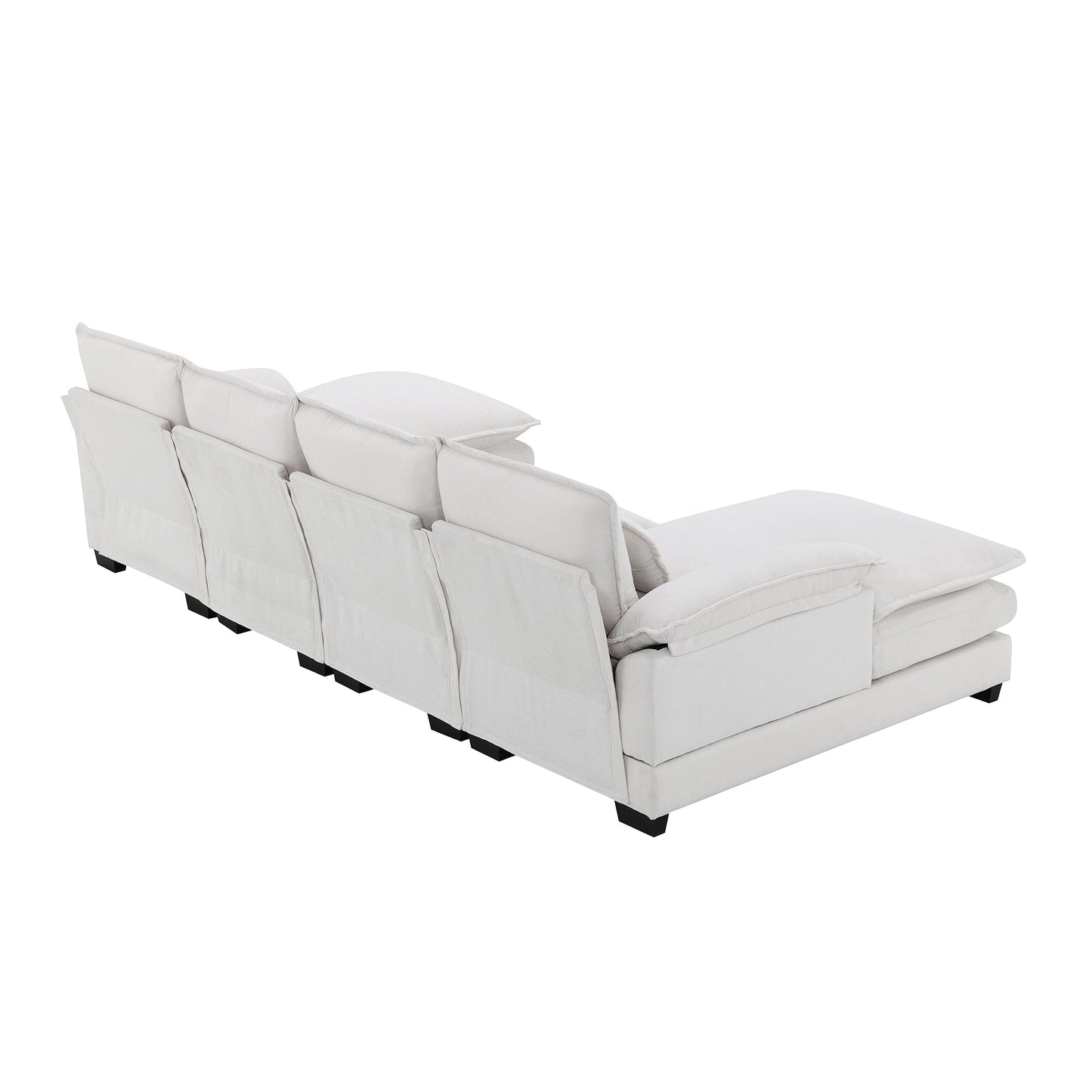 Eryndale Modern Waist Pillow Sofa