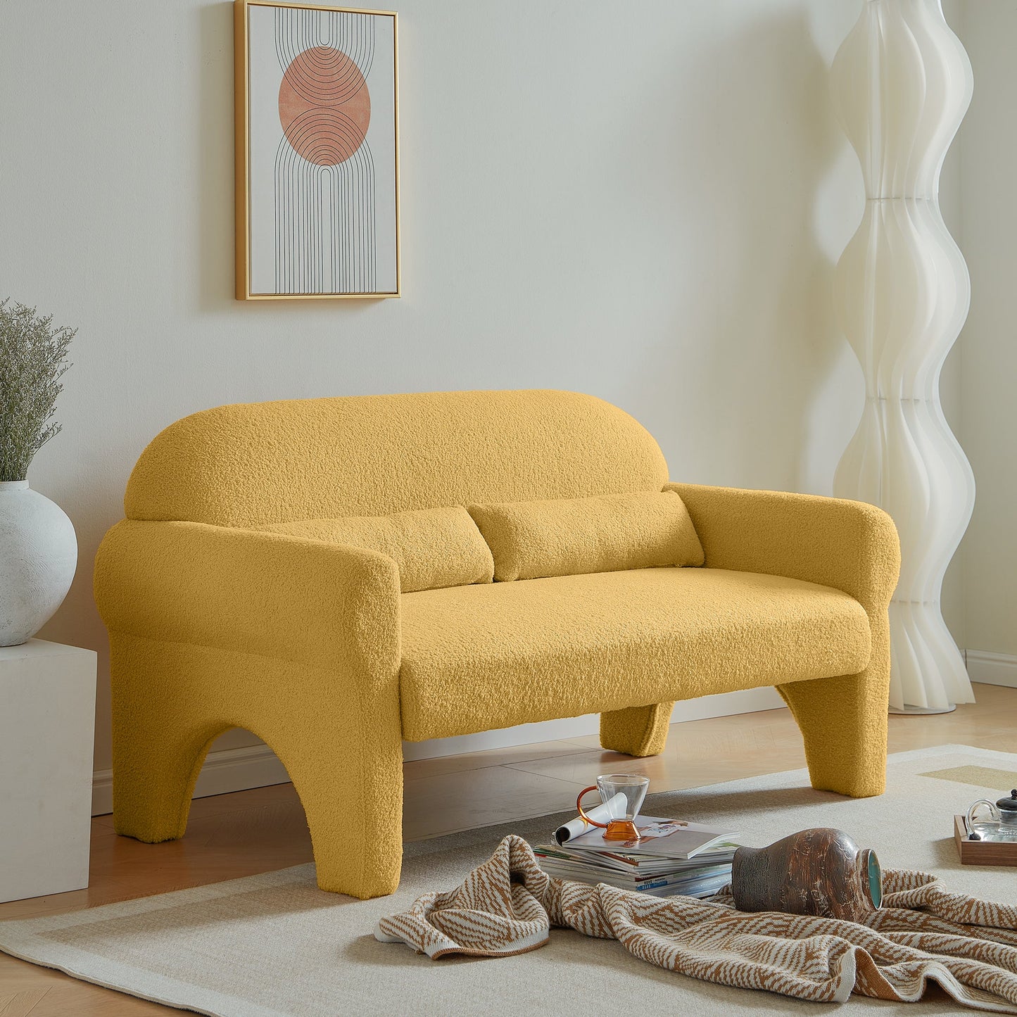 Aurora Bouclé Loveseat