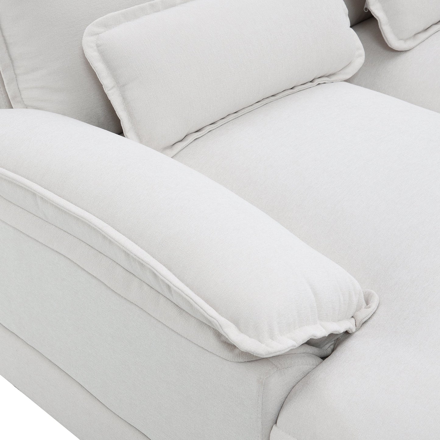 Eryndale Modern Waist Pillow Sofa