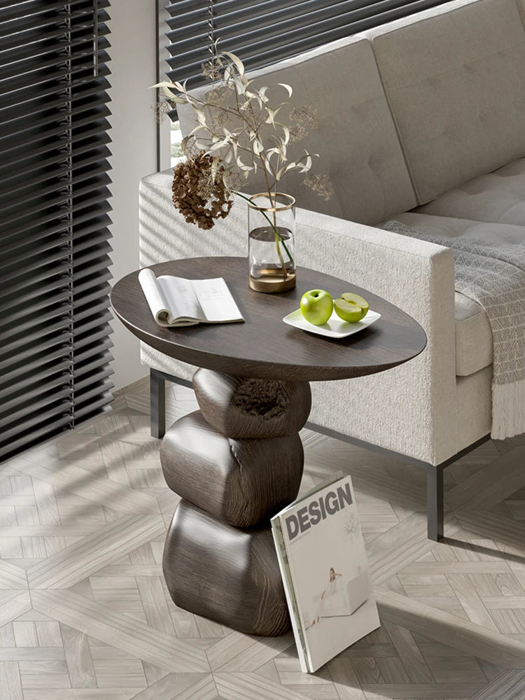 MoriZen Log Stone Table