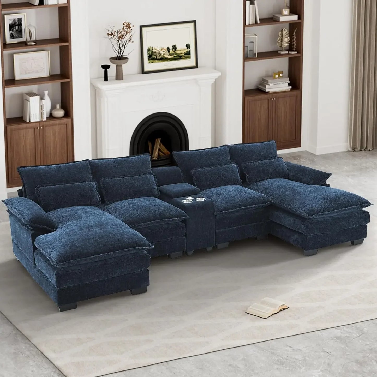 Elara Fluffy Chenille Couch
