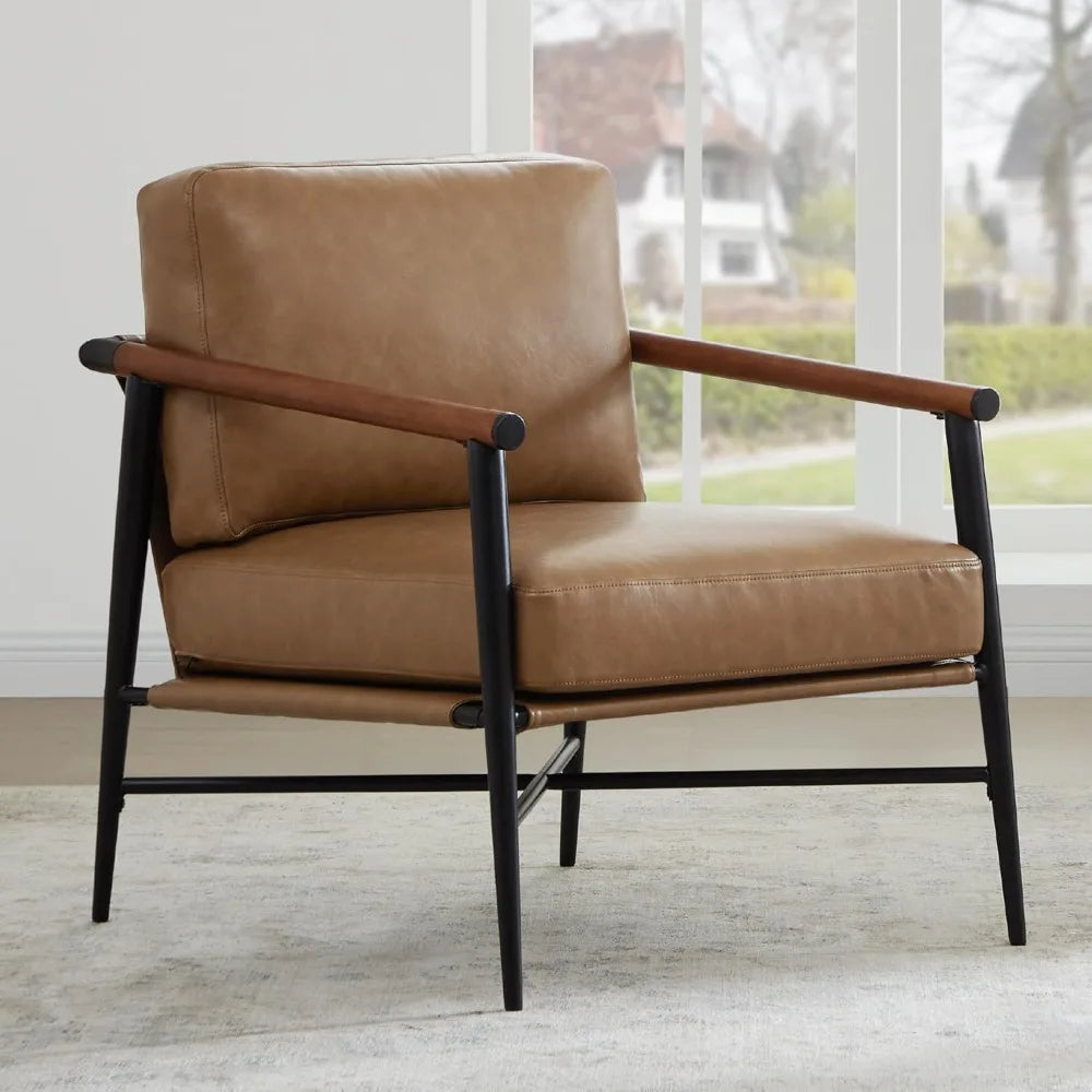Mid-Century Accent Chair Duo