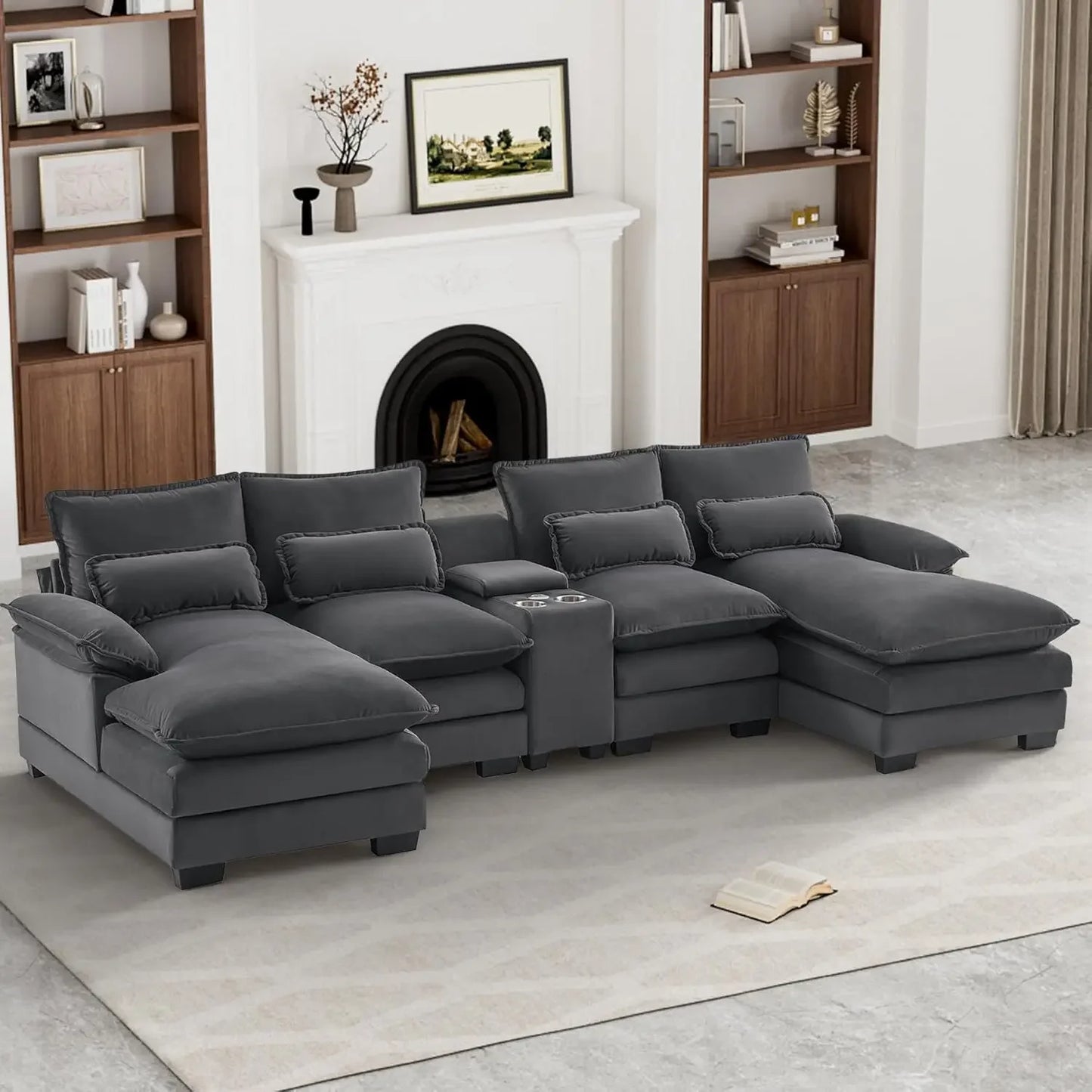 Elara Fluffy Chenille Couch