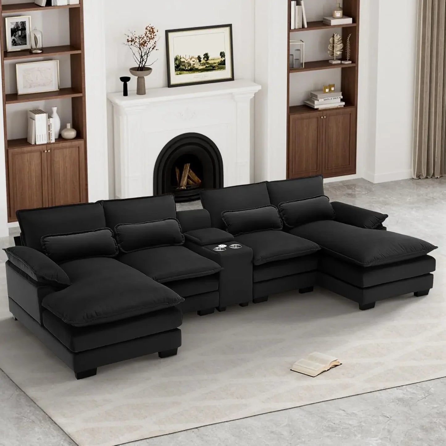 Elara Fluffy Chenille Couch