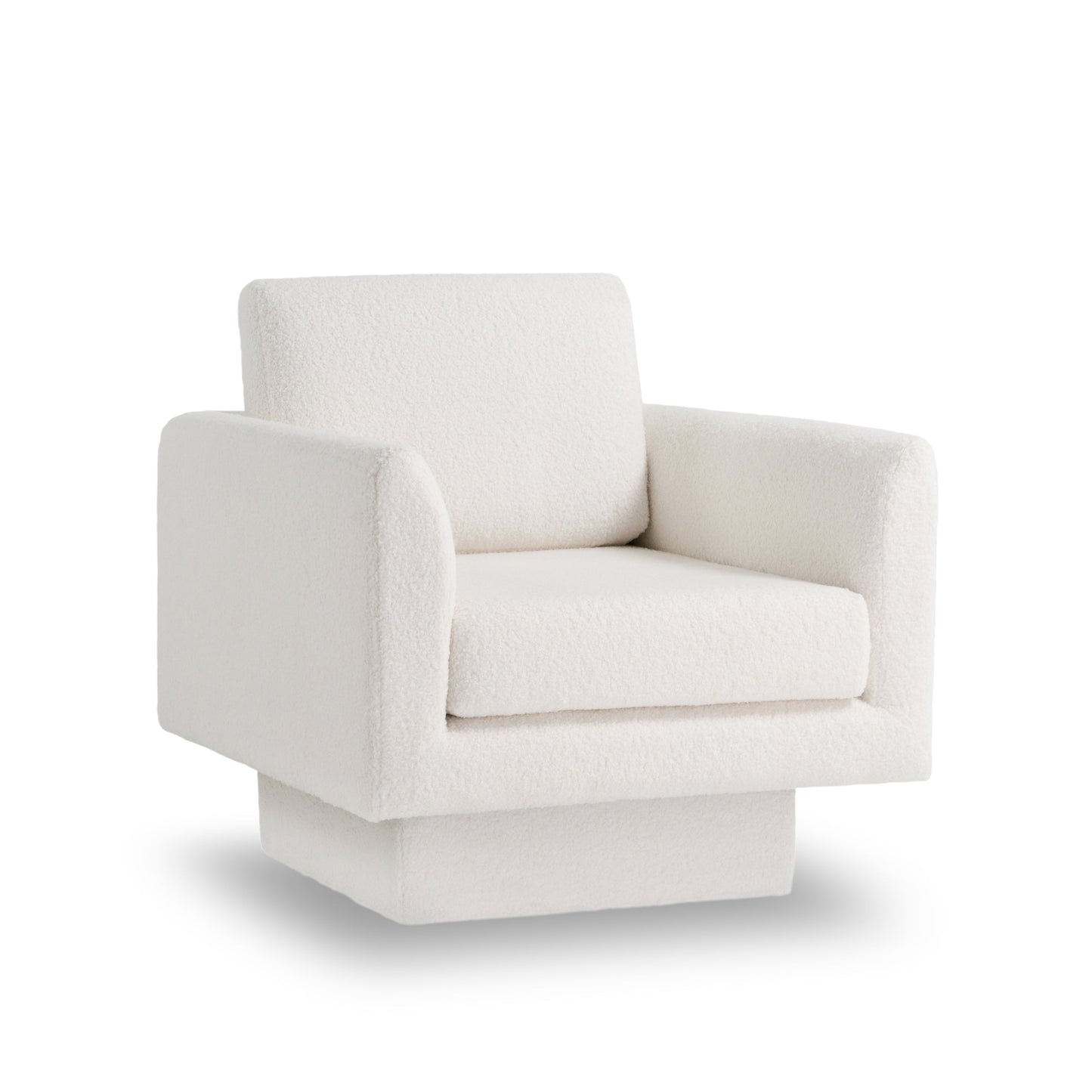 Serenity Teddy Sherpa Swivel Chair