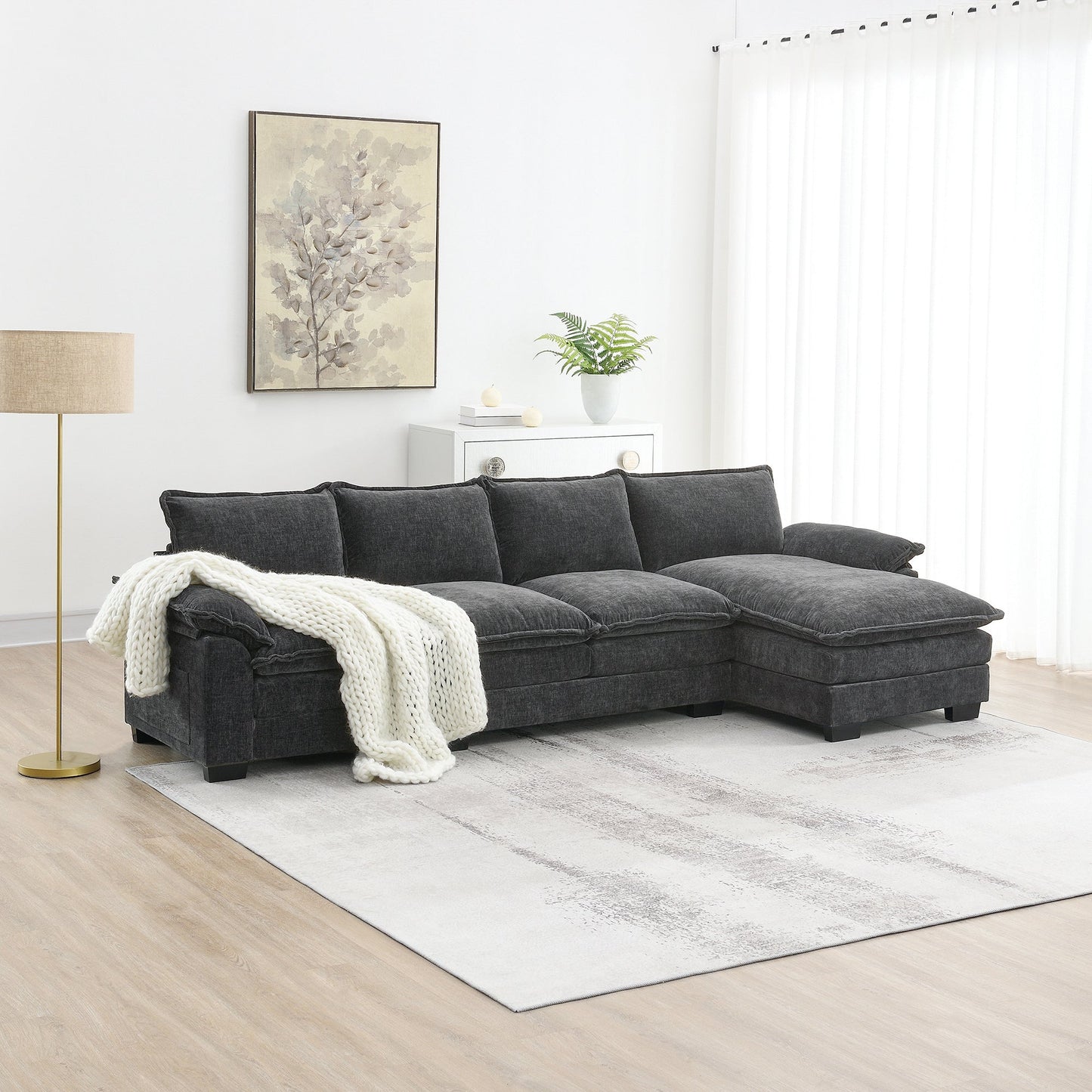 Serenique Chenille Cloud Couch