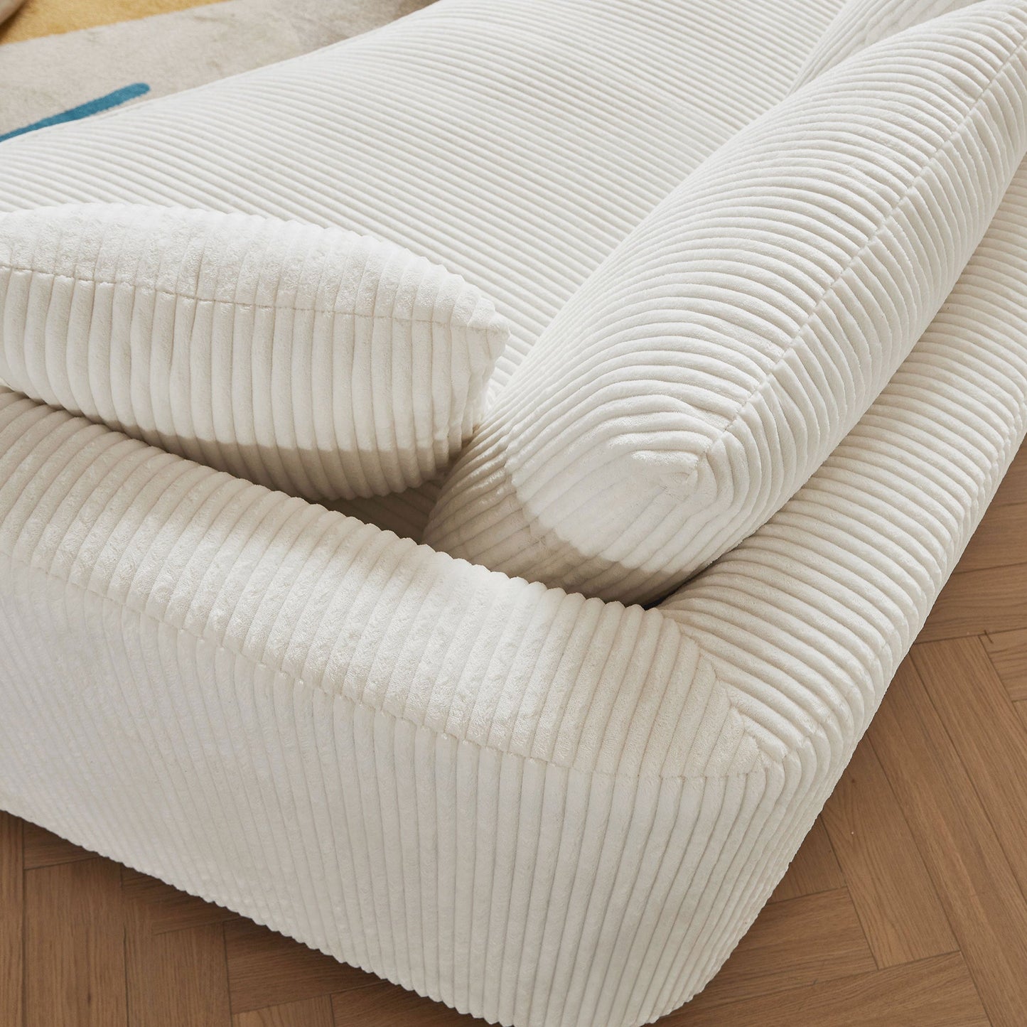 Fynsera Lounge Left-Facing Corduroy Sofa