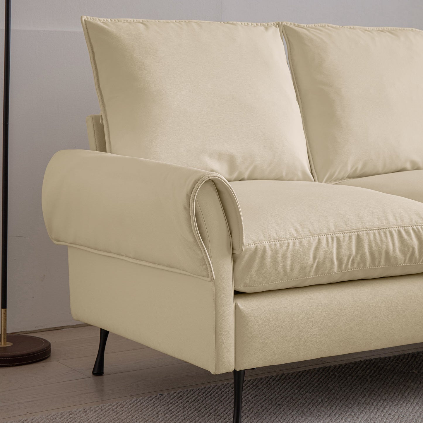 Isolde Accent L-Shaped Modern Couch