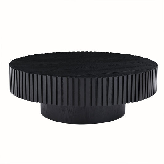 Nesting Round Wood Coffee Table