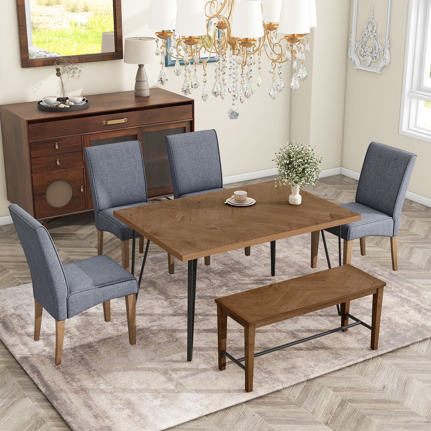 Sereno Élan Dining Table Set