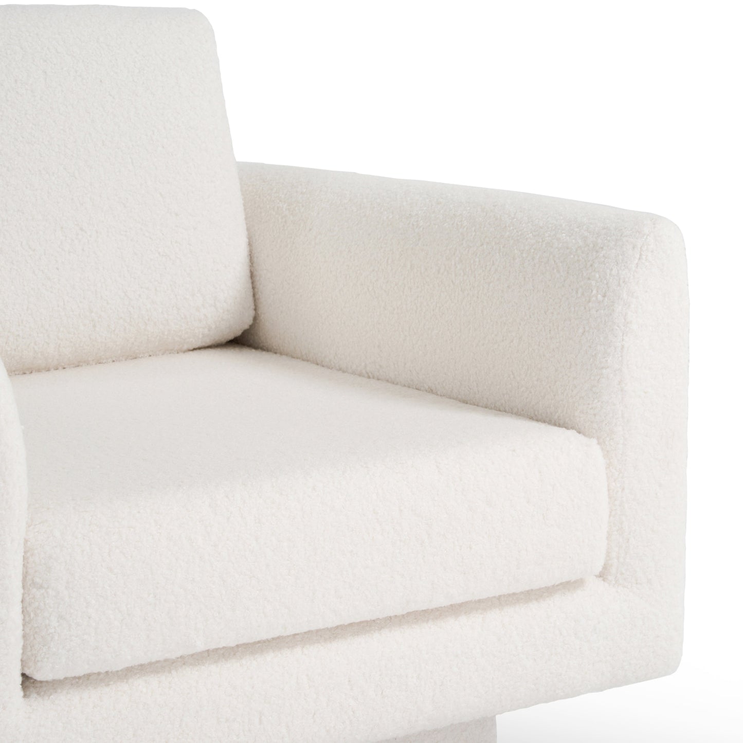 Serenity Teddy Sherpa Swivel Chair