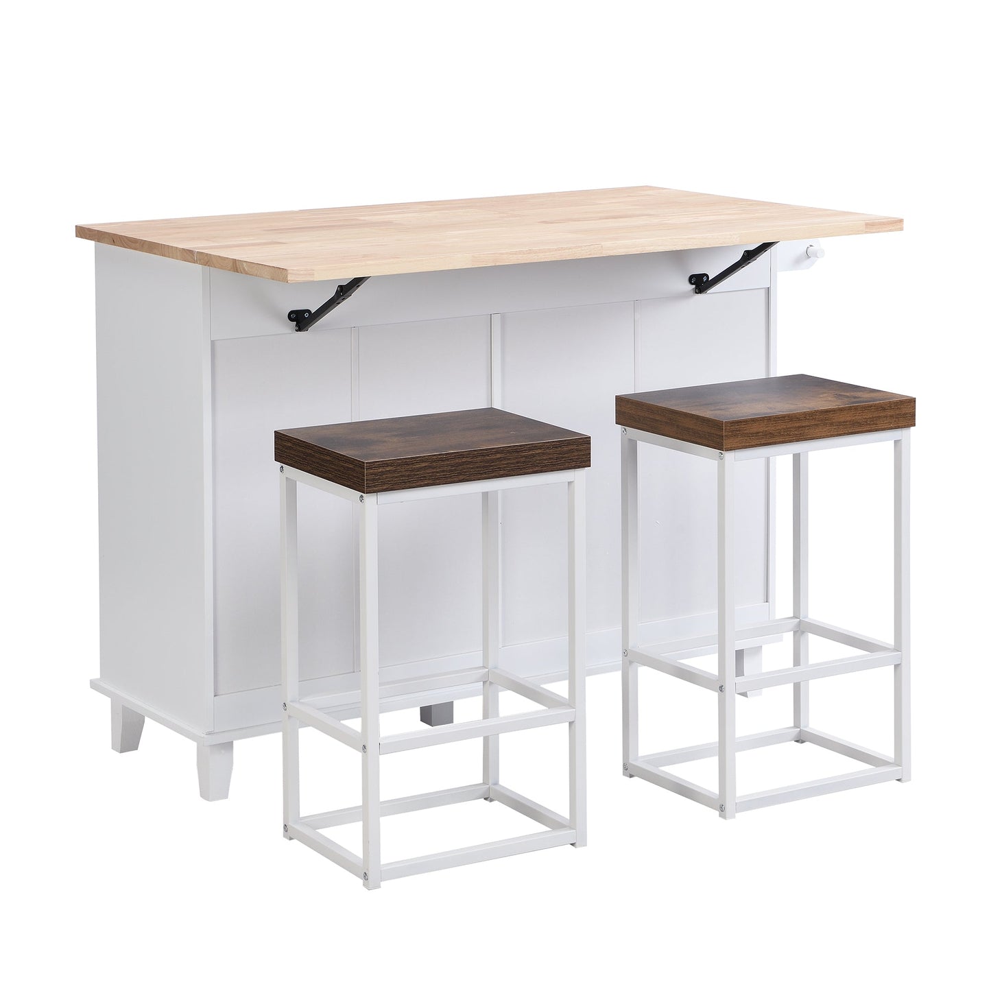 Farmhouse Kitchen Island Dining Set