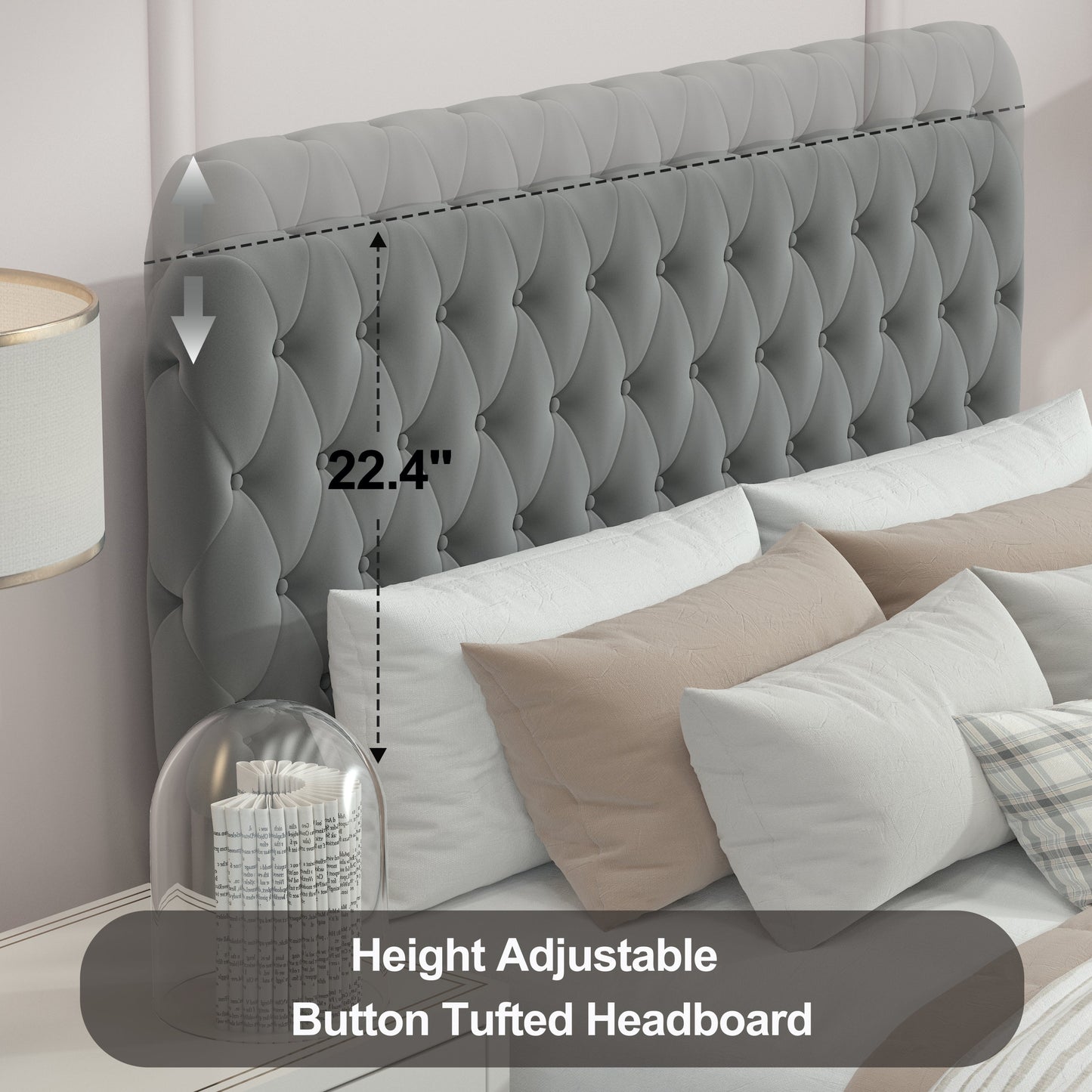 Queen Valente Platform Storage Bed