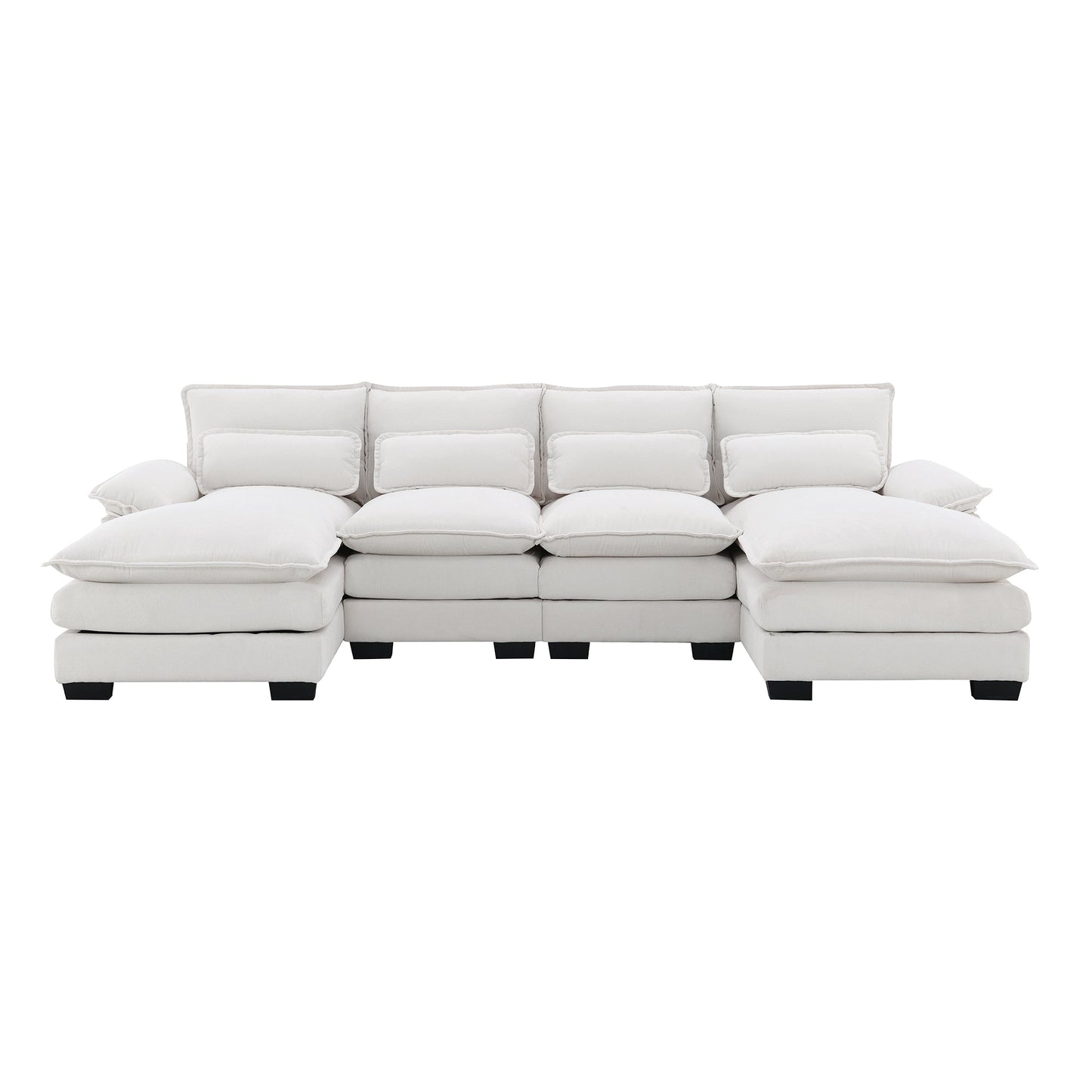 Eryndale Modern Waist Pillow Sofa
