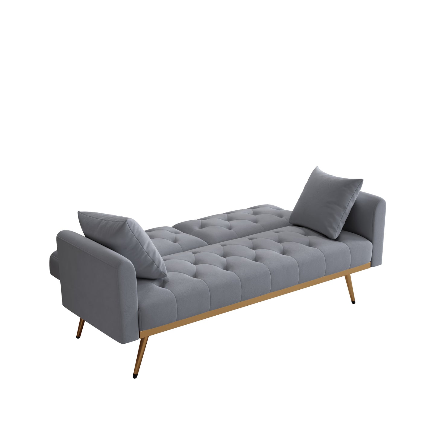 Nestoria Gray Velvet Lounge
