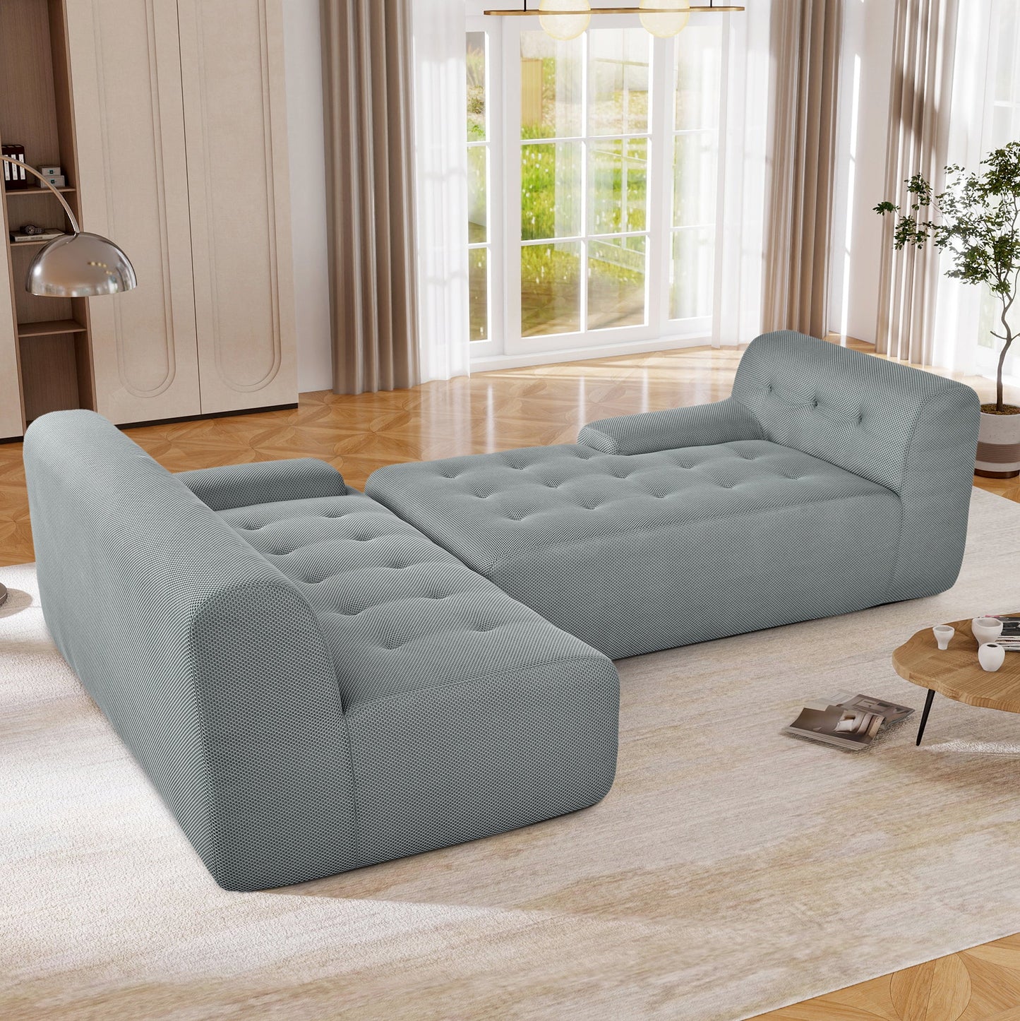 Gavriel Edge L-Shaped Minimalist Couch