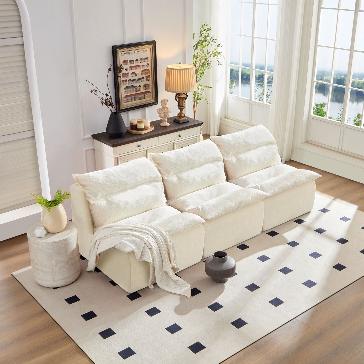Minimalist Leisure Armless Lounger