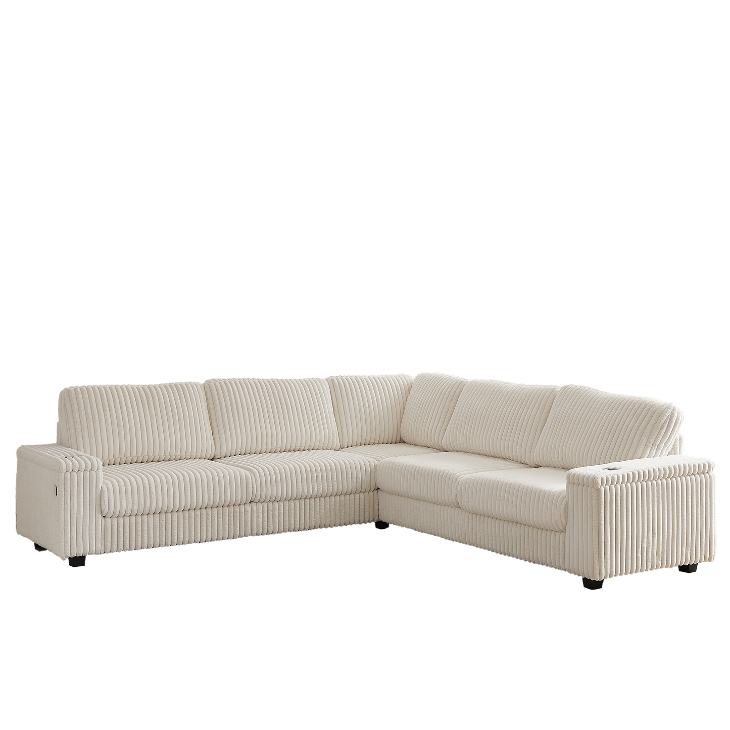 Delara Nest Oversized Corduroy Sectional