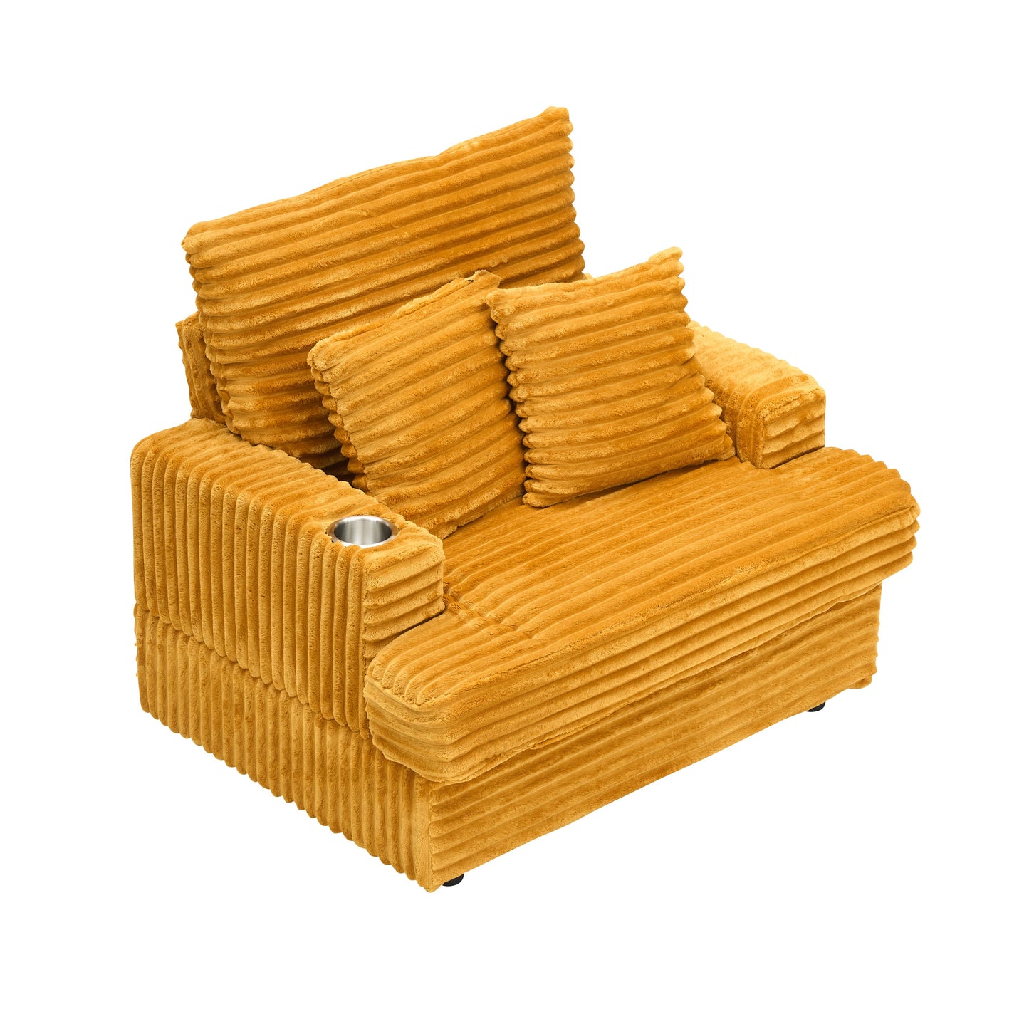 DelaraNest Armchair with Ottoman