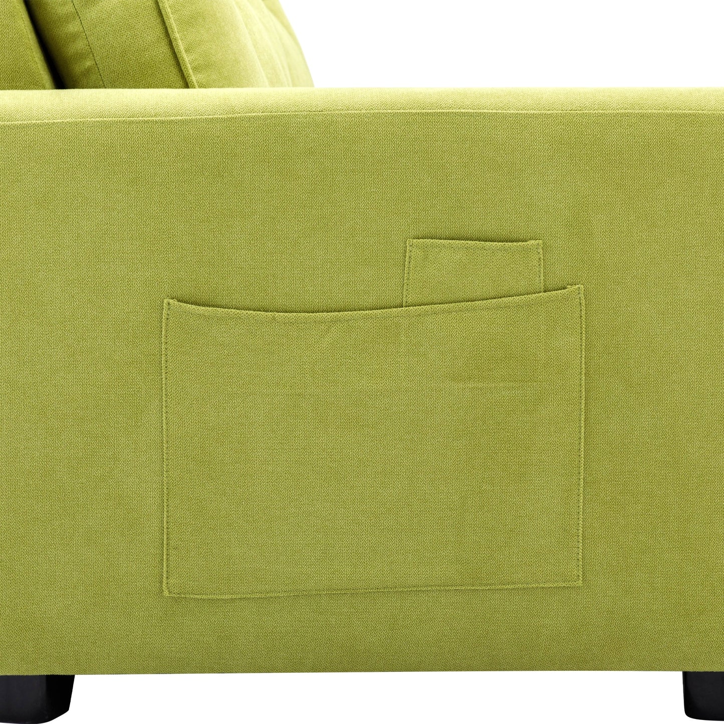 LuminaPull Green Loveseat Sofa