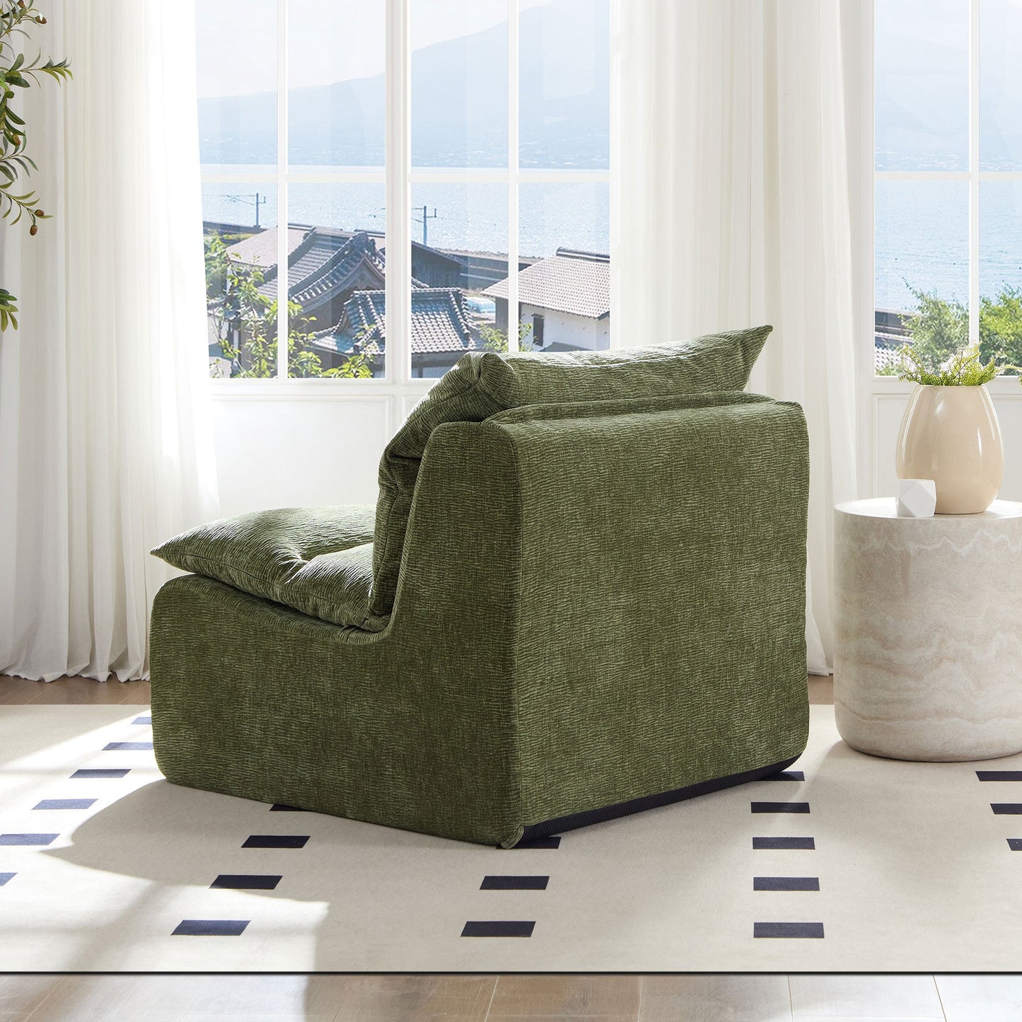 Minimalist Leisure Armless Lounger