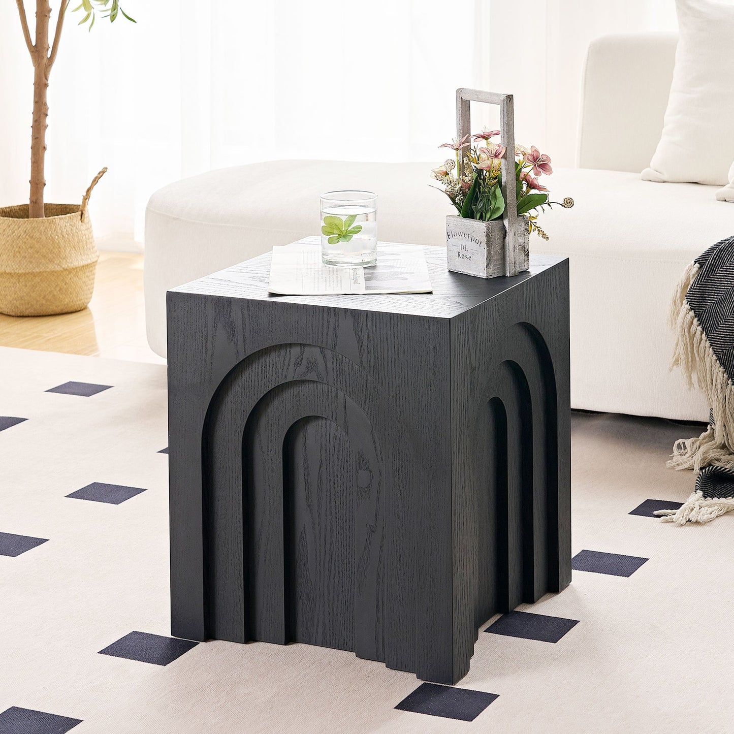 Nove Rainbow Square Side Table