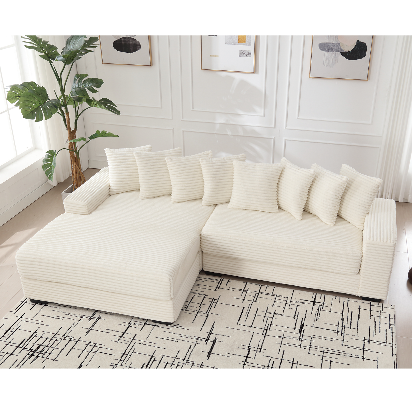 Callisto Comfort Left Chaise Lounge