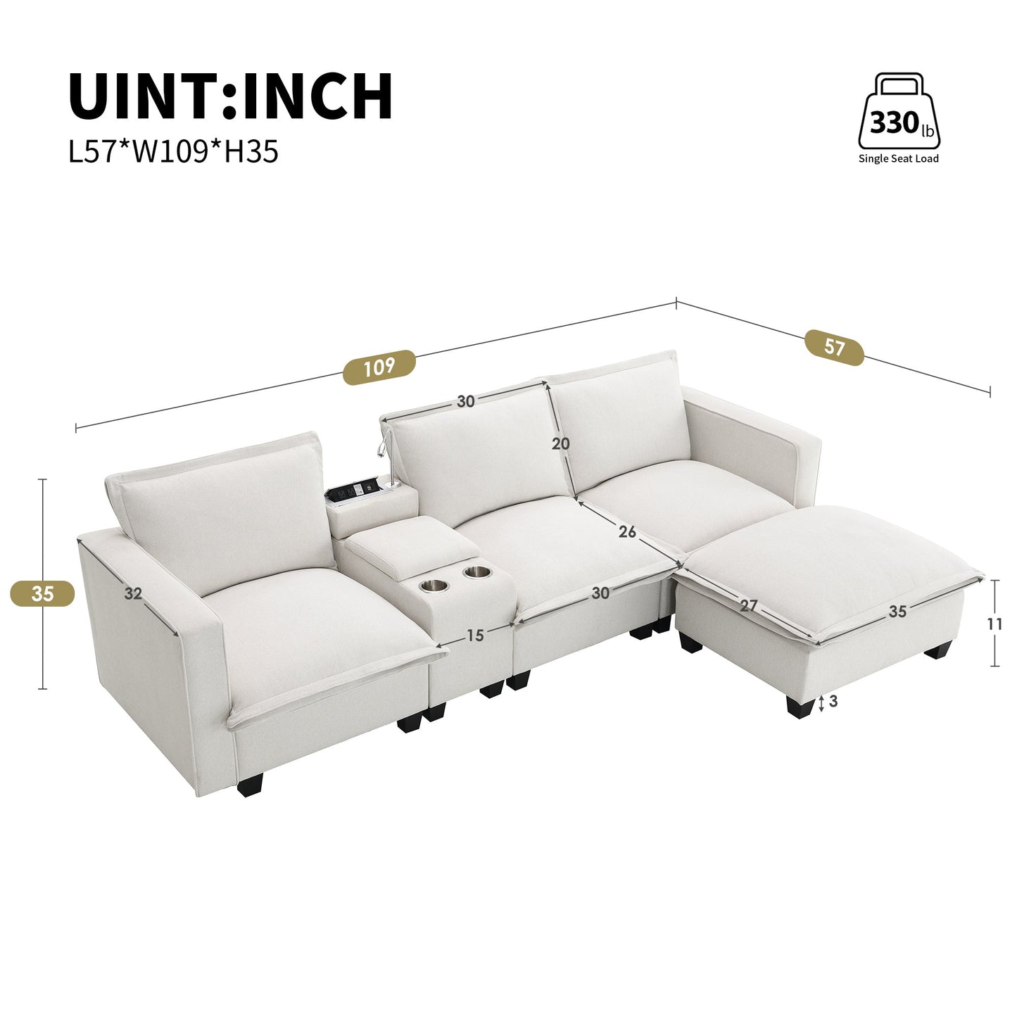 Dorian Cloud Lounge Sofa