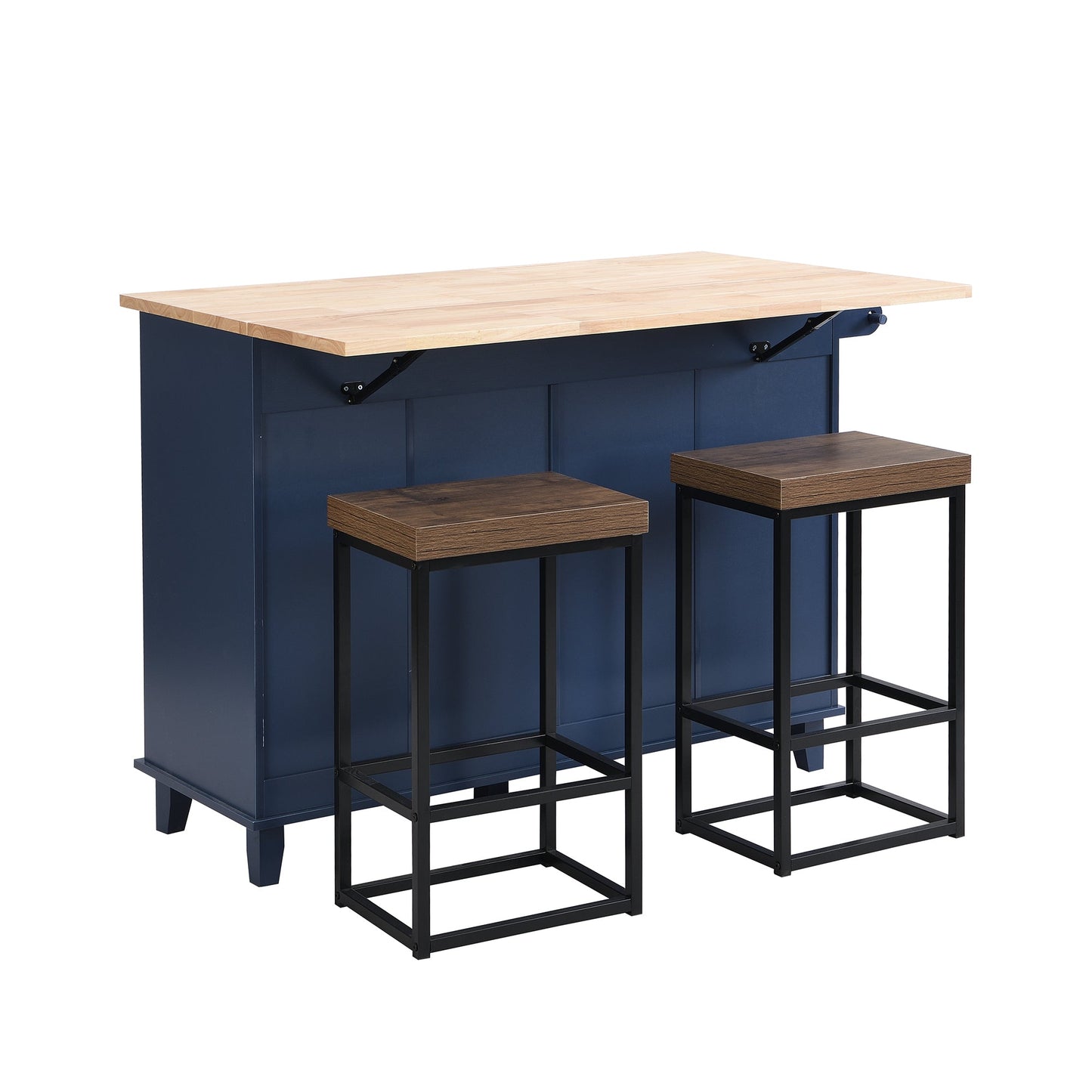 Farmhouse Kitchen Island Dining Set