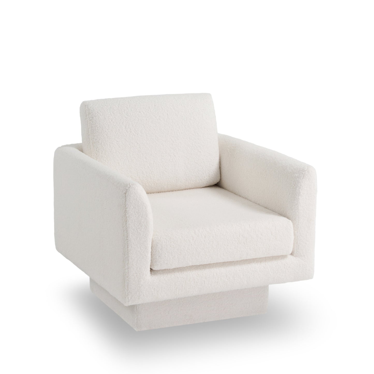 Serenity Teddy Sherpa Swivel Chair