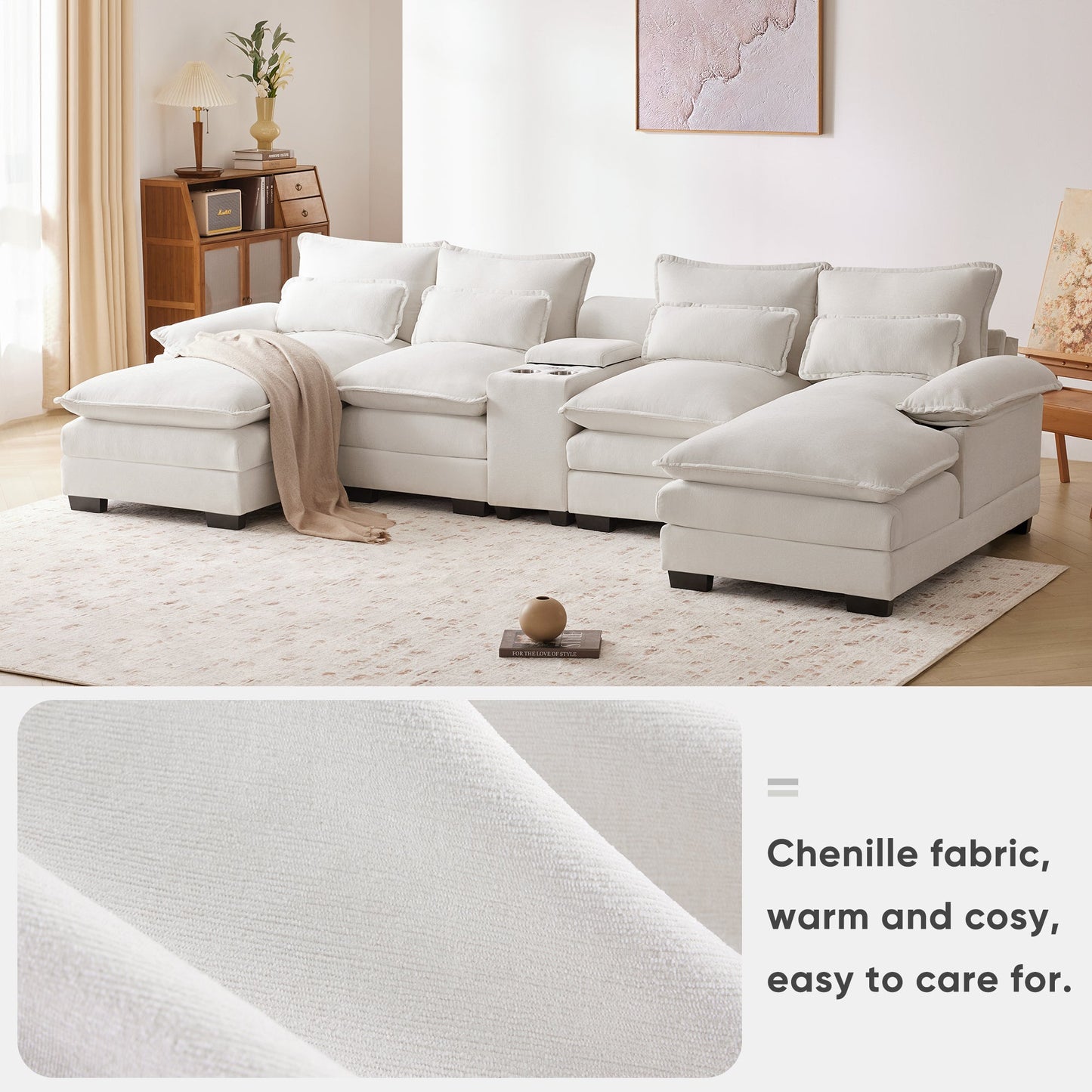 AuroraHub U-Shape Sofa