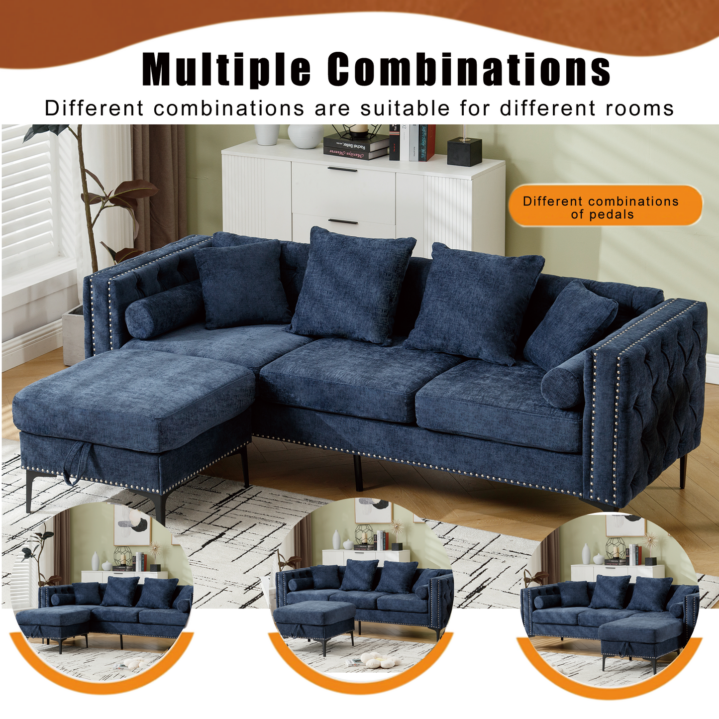 CieloFina Convertible Ottoman Couch