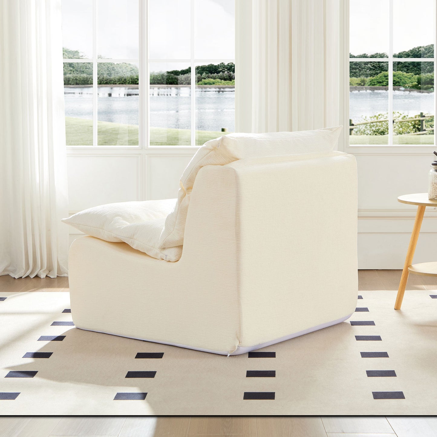 Minimalist Leisure Armless Lounger