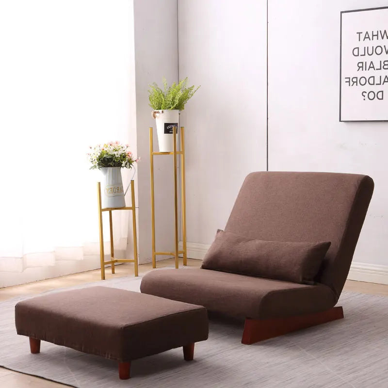 Aristo Compact Lounge Chair with Ottoman