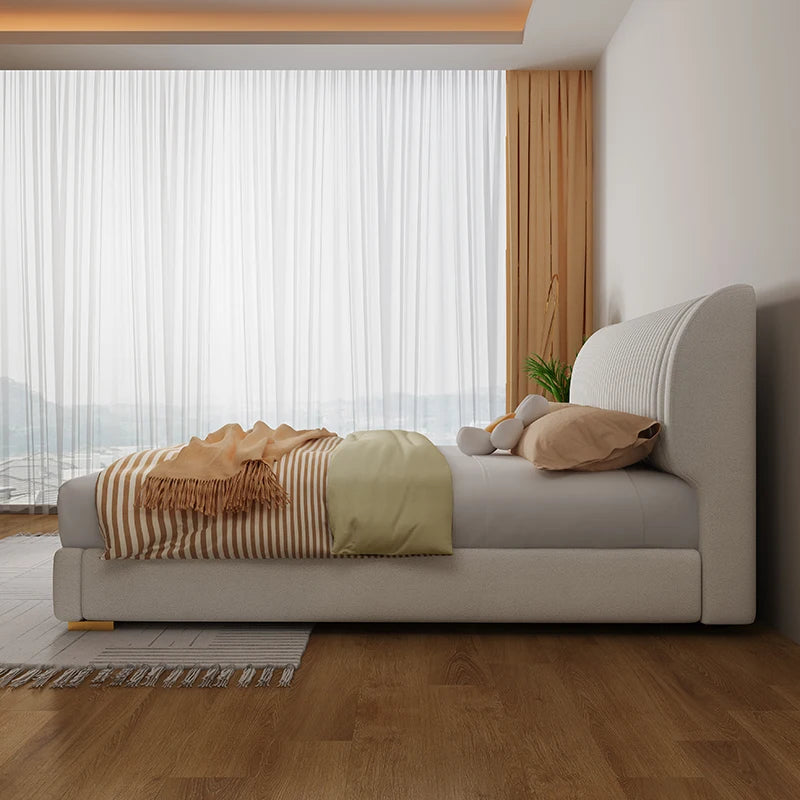 Lucien King Wooden Storage Bed
