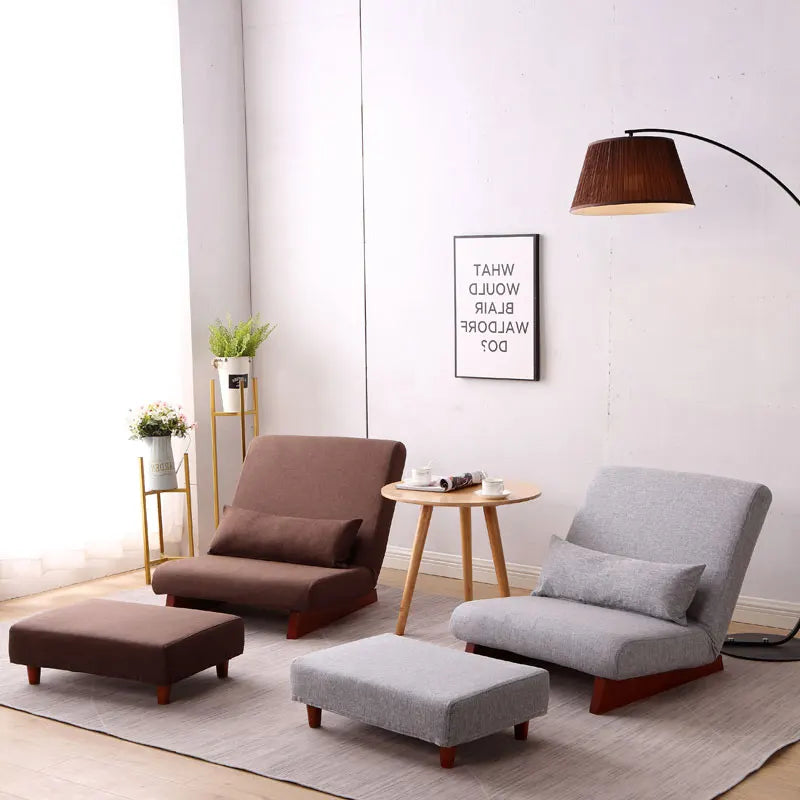 Aristo Compact Lounge Chair with Ottoman