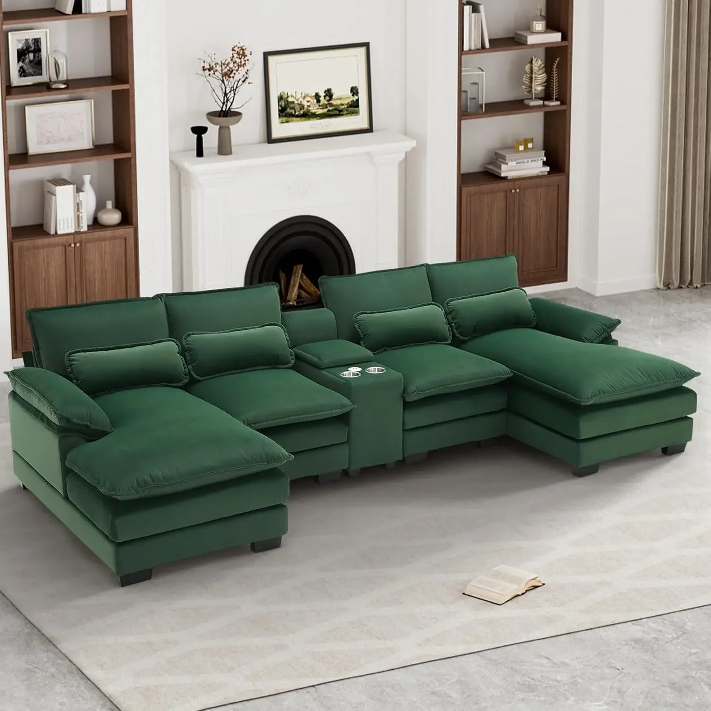 Elara Fluffy Chenille Couch