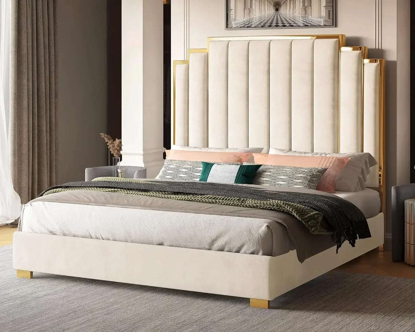 Allura Minimalist King Bed