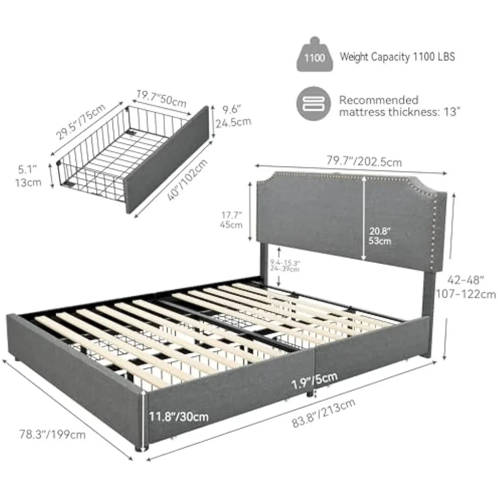 Ironlux King Bed