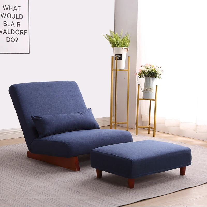 Aristo Compact Lounge Chair with Ottoman