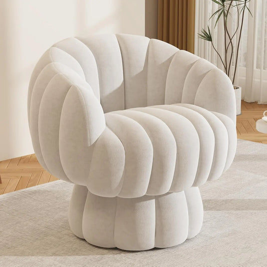 Serenity Teddy Sherpa Swivel Chair